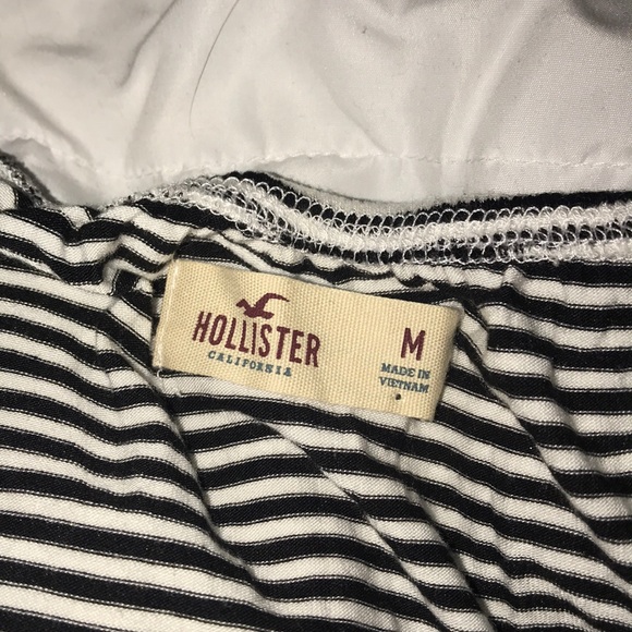 Black and white striped off the shoulder top - Picture 5 of 5